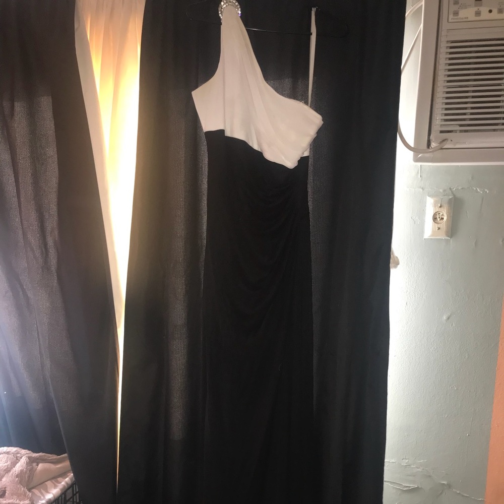 Black and White David’s Bridal